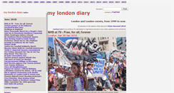 Desktop Screenshot of mylondondiary.co.uk